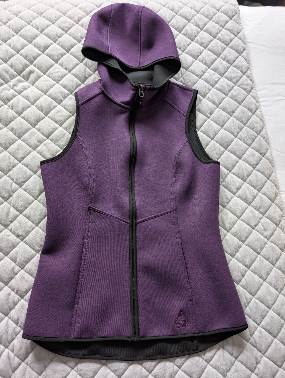 Gerry Women's Vest, Sleek Tech Soft Shell, Purple, Size Small